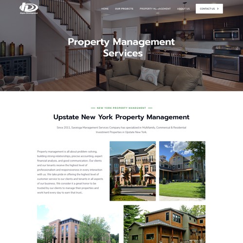 **Upgrade** existing website.  Tons of High Res existing imagery! Design by FuturisticBug