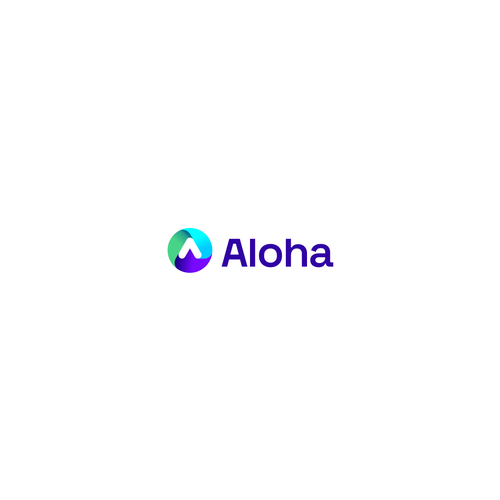 Aloha logo deisgn for an AI Software Design by Rumah Lebah