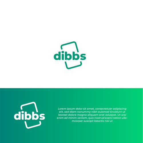 Dibbs - logo for fractional sports card trading market Design by ecola