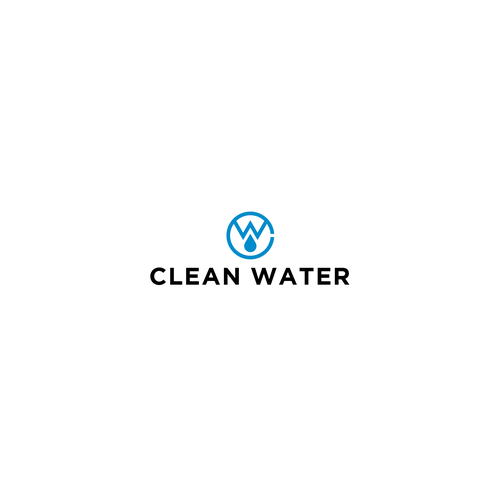 Simple Clean Logo for Water Filtration Company Design by aldams