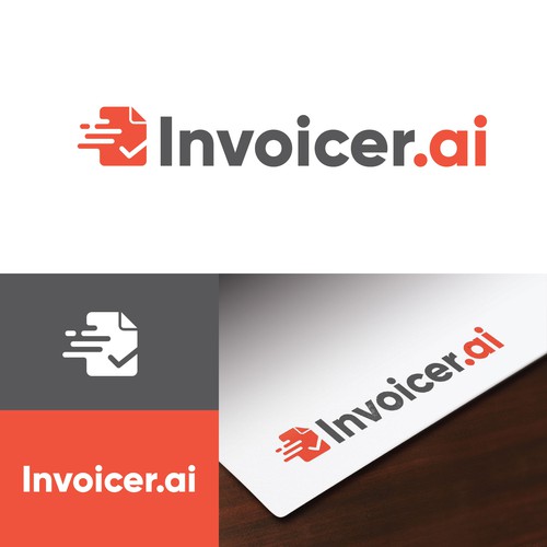 Invoicer.ai Logo Design by bhupnip