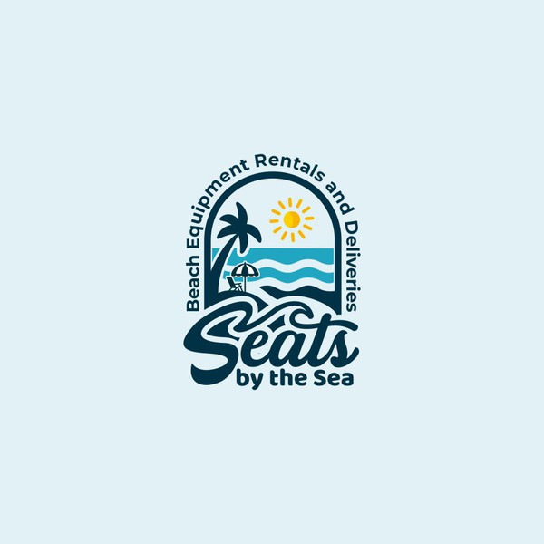 Beach travel Logo Design