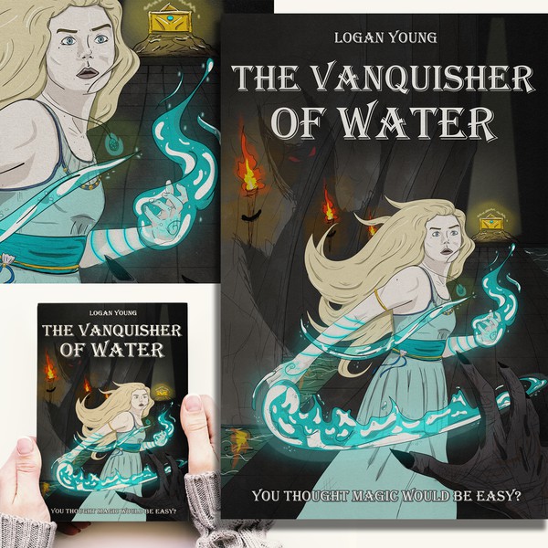 Concept art for a book cover