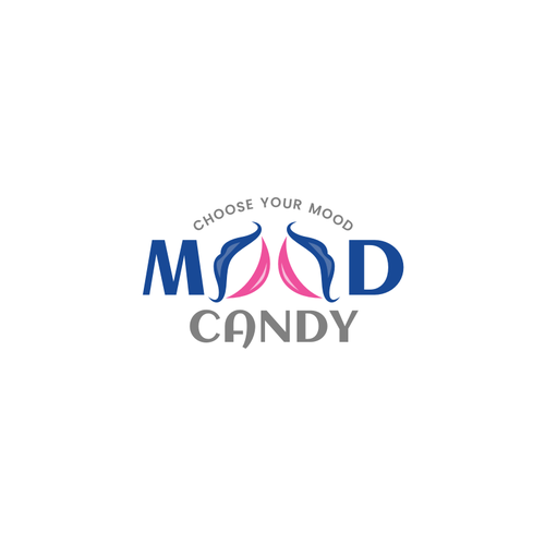 Logo for MOOD BOOSTING supplment called MOOD CANDY Design by AH Designs ⭐️