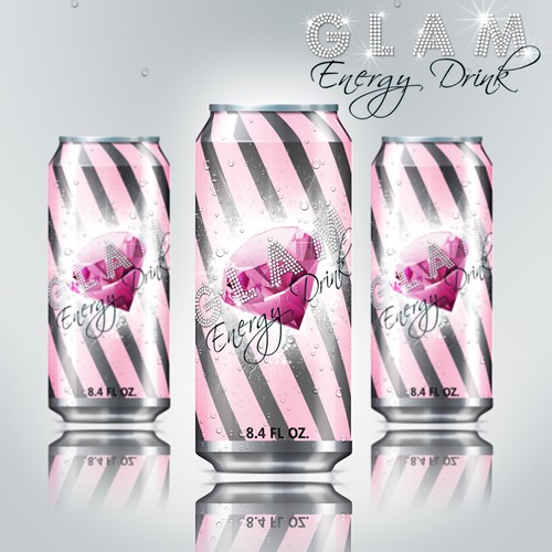 New print or packaging design wanted for Glam Energy Drink (TM) Design por ⭐.AM. Graphics