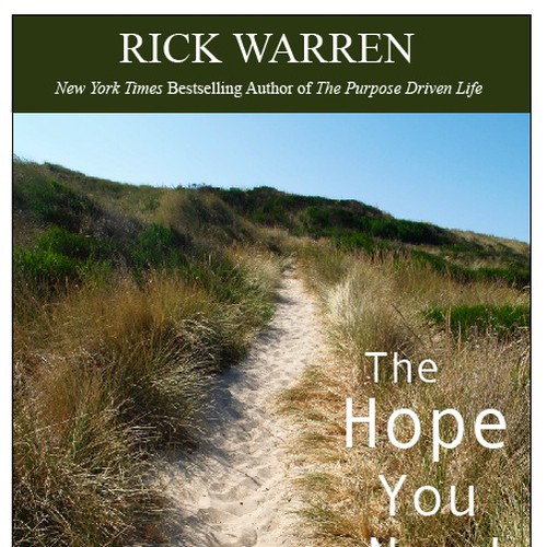 Design Rick Warren's New Book Cover Diseño de zorastyrian