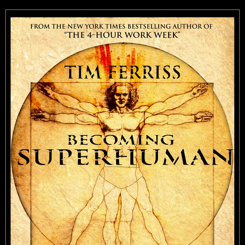 "Becoming Superhuman" Book Cover Design by joenation2