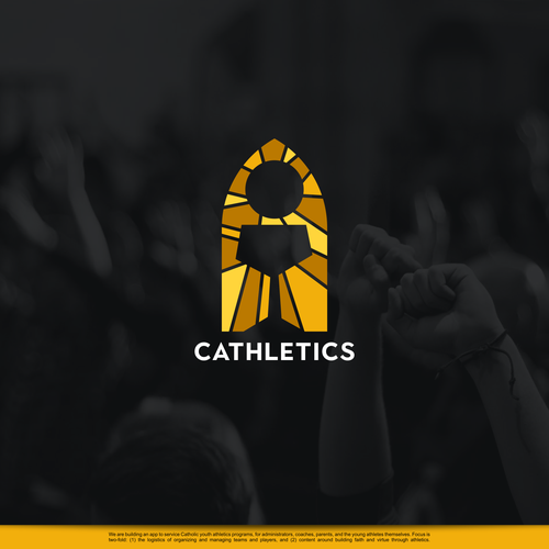 App branding: Christian Faith + Youth Athletics Design by DC | DesignBr