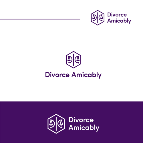 Logo for a new, healthy way for reasonable people to divorce Design by Elesense