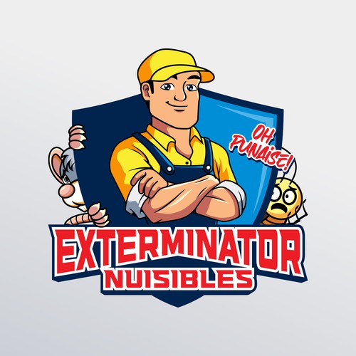 "Creez un LOGO que l'on retient en cas de PUNAISES DE LIT ou autres nuisibles ! (Rats, carfards,...)" winning Logo design