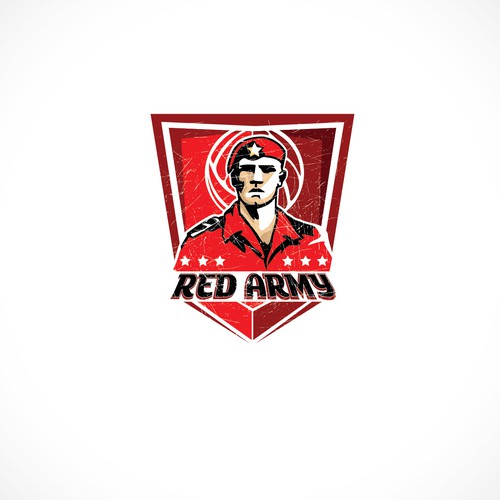 Create a cool, intense, captivating and intimidating logo for a Sports Team - RED ARMY Design by fatrat