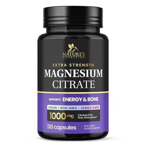 Premium Magnesium Citrate Design needed for Nature's Nutrition Design by Davi Giolo ★