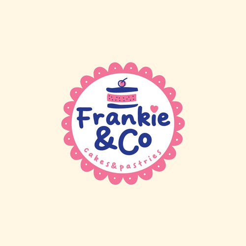 Fun logo for cake shop in Lisbon Diseño de ALINAsINK