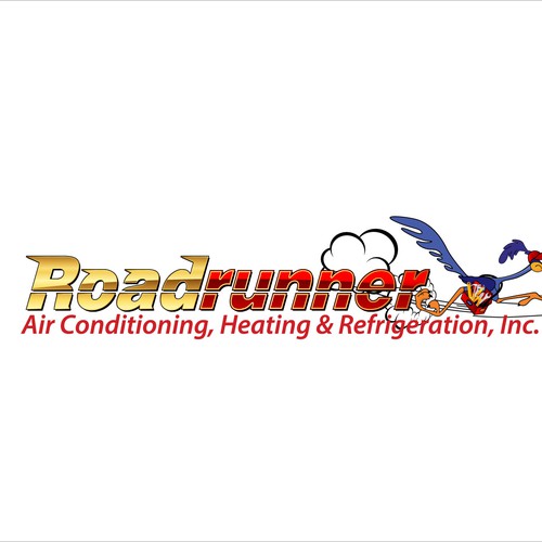 logo for Roadrunner Air Conditioning, Heating & Refrigeration, Inc. Design by X-version