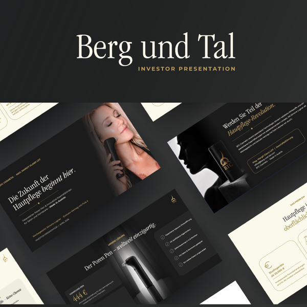 Berg und Tal (BTC) - Pitching Deck 