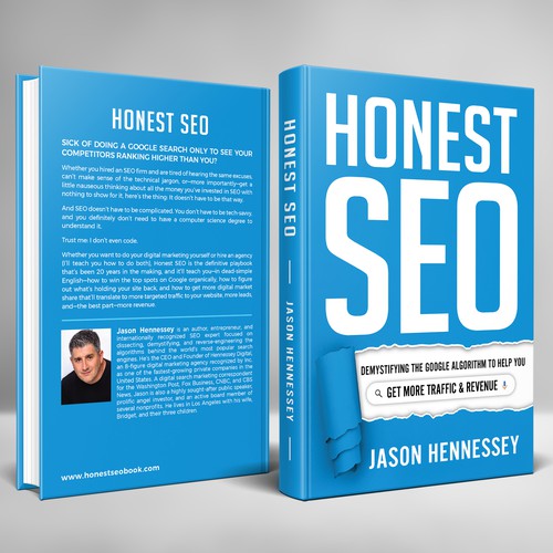 Honest seo book cover, Book cover contest