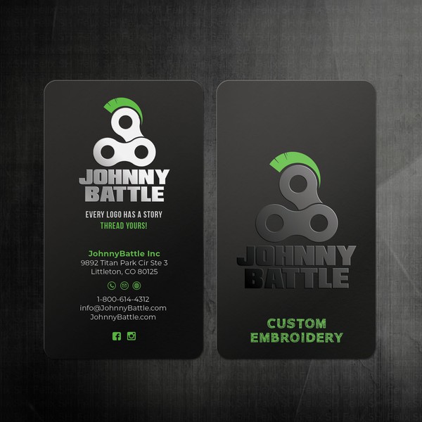 Design by Felix SH titled "UV spot Business card"