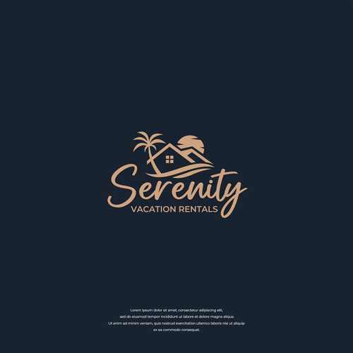 New Vacation home rentals logo for our Airbnb! Design by svánz©