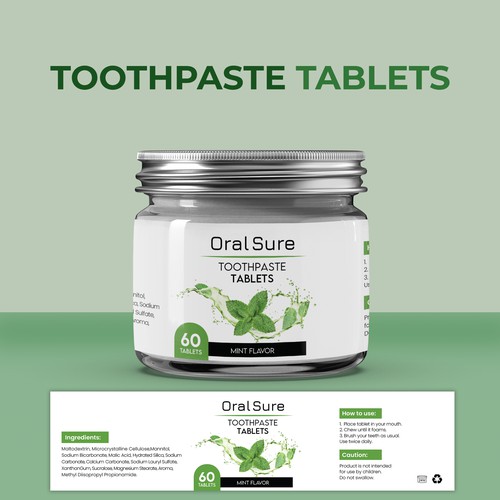 I need design draft document for tablet jar customization. Design by Manthanshah