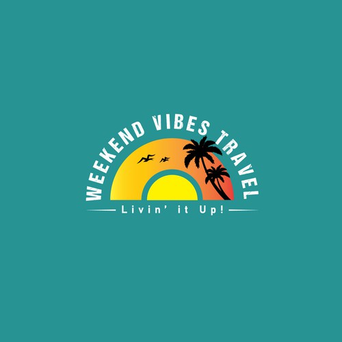 Design a Travel Logo for Weekend Vibes Travel Design by Pragiee