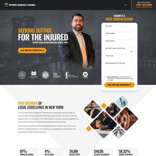 Design Law Firm looking for sleek/ professional design. por keilaMaria