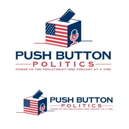 Push Button Politics Logo Design Design by GivenChy