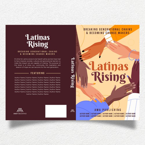 Design a bestselling book cover for Latinas Breaking Generational Chains Design by Kukira Design