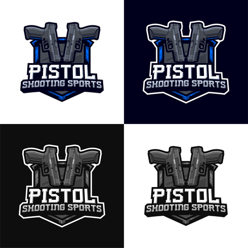 Logo - Pistol Shooting Sports Design by Rudest™