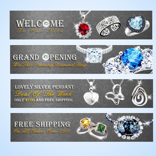 Jewelry Banners Design por Marc Levy