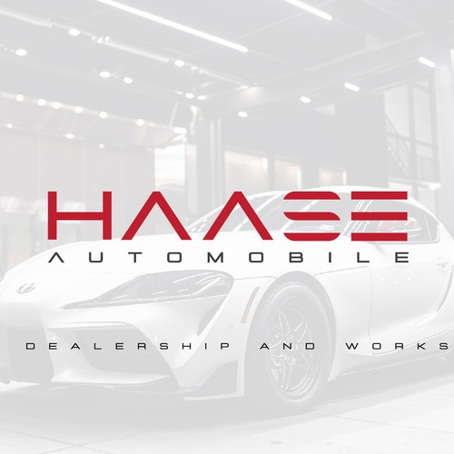 Designs HAASE logo with additive "Automobile" Logo & brand identity