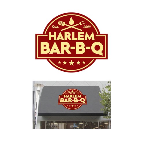 Harlem Bar B Q Design von Mike Barnhart