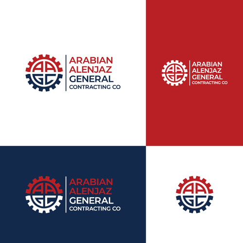 “Modern Industrial Logo for AAGC – Construction & Contracting Company” Design by CaptainZZ