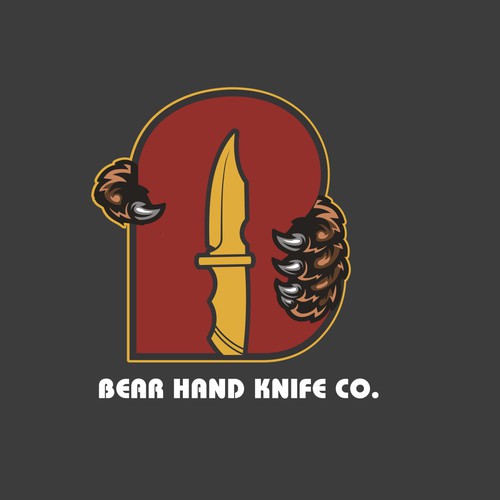 Design Knife makers logo di `Butsoy