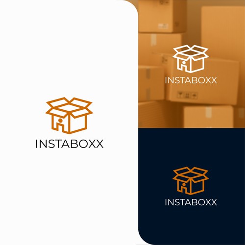 Instaboxx logo Design by ham7