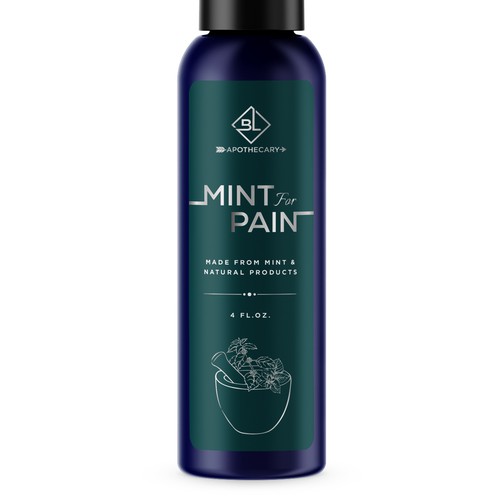 Pain Spray Label Design by Rifat_Jishan