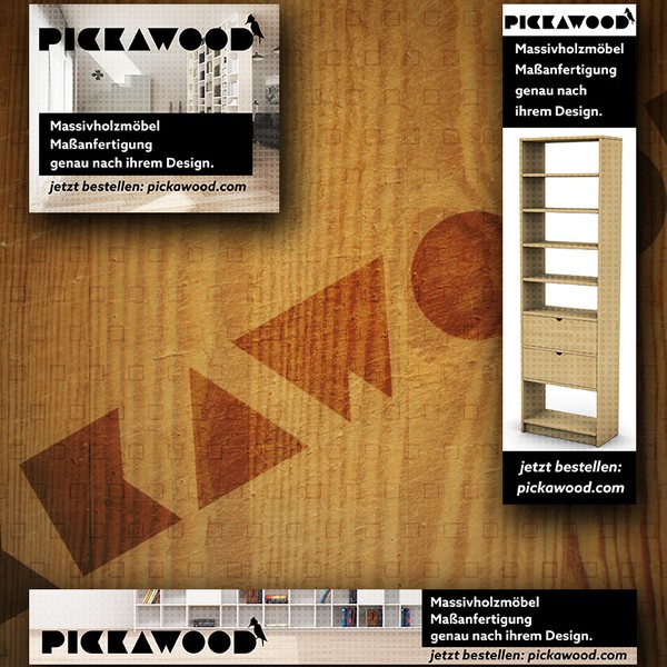 Design by bisulcis titled "Werbe-Banner Entwurf für Pckawood"