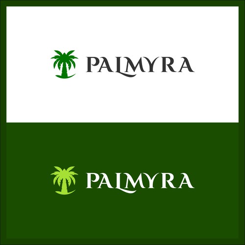 Palmyra Logo Context - Mix of History and Technology Design by OzanCreative