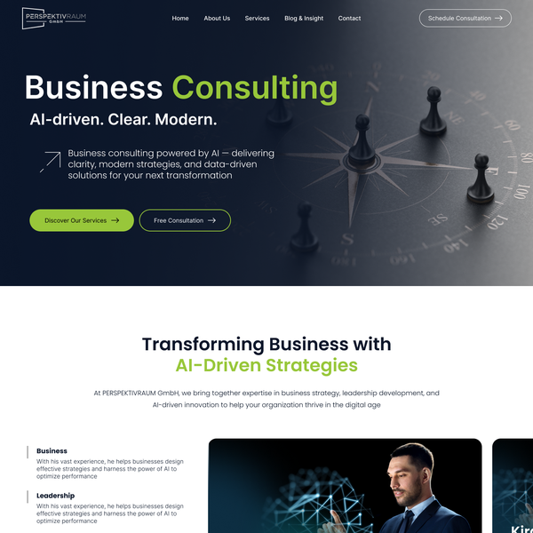 Simple and Clean Corporate Business Consulting