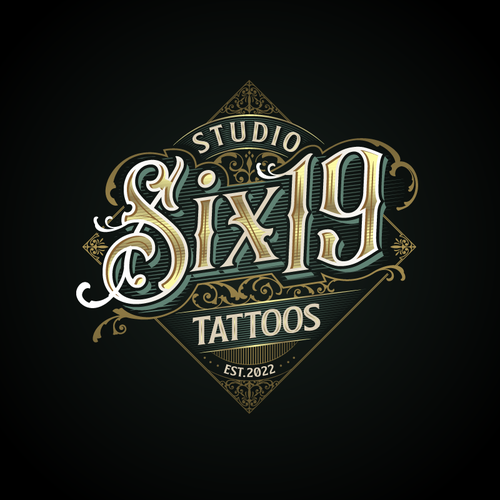 Vintage Tattoo Shop Logo Diseño de Nikola Pantić