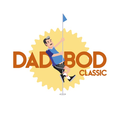DadBod Classic Logo (golf outing) Design by Zeynep Bala Tuncer