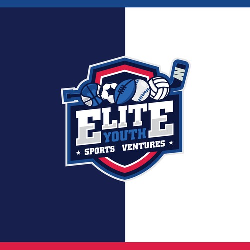 Elite Youth Sports Ventures - Logo Design Design by JeffOakley