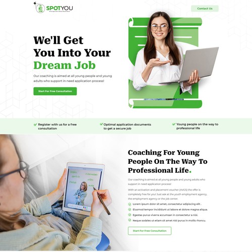 Web page design contest entry by Jasmin_A (AMPLE)