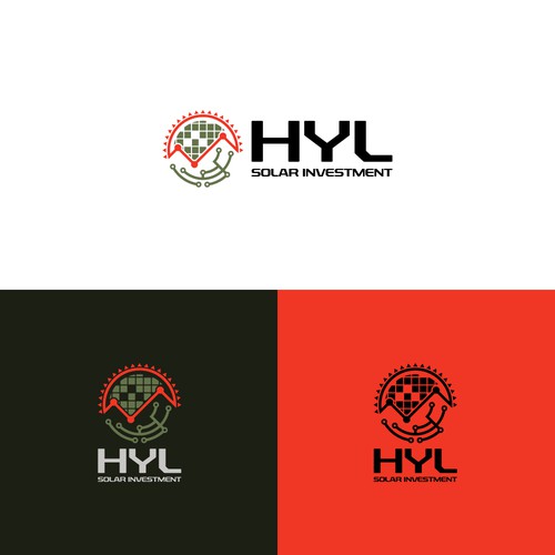 HYL Investment needs a logo simple and conveys high tech ideas Design by ukd