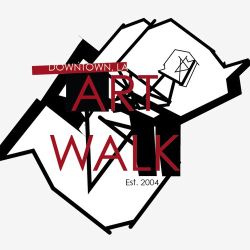 Downtown Los Angeles Art Walk logo contest Réalisé par Egon1
