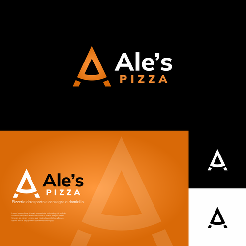 Diseño de Rebrend Ale's pizza (Pizzeria da asporto) de claurus