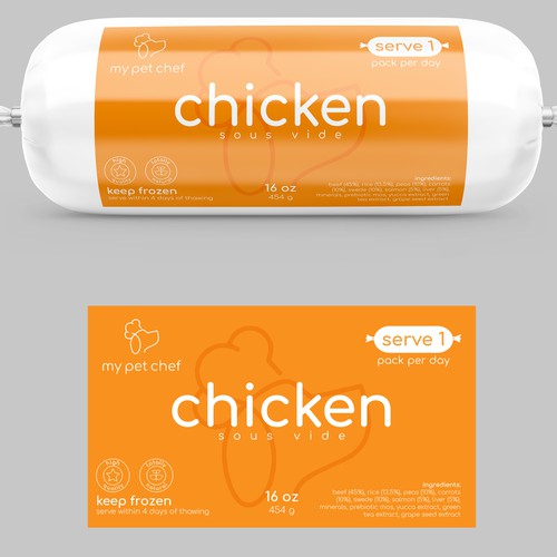 Premium Fresh Dog Food Design by Totoya