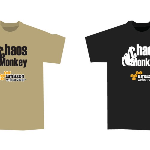 Design the Chaos Monkey T-Shirt デザイン by Nels Felix