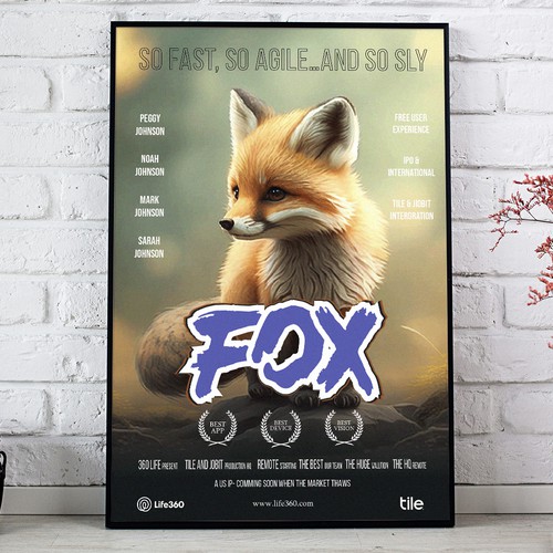 Life360 2023 Year of the Fox Poster Design by Sketch Media™