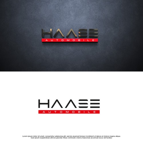 HAASE logo with additive "Automobile" Réalisé par 2QNAH