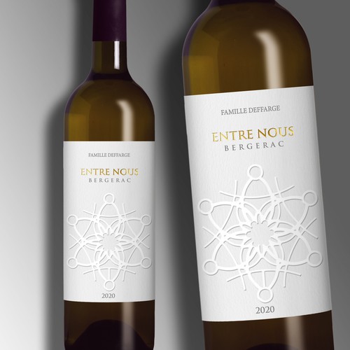 New label for a new french wine ! Design by Debdutta*